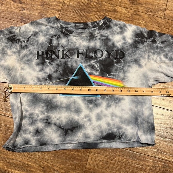 Pink Floyd tie dye crop short sleeve t-shirt - Picture 5 of 7